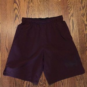 MAROON NIKE DRI FIT SHORTS